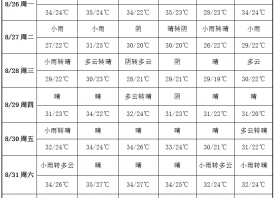 蒜區(qū)雨水連連 高溫天氣減少 ()